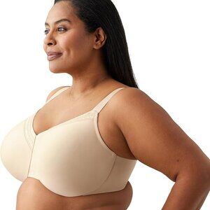 Vanity Fair Full-Figure Wireless Sports Bra 71500 - Damask Neutral (Nude 5)